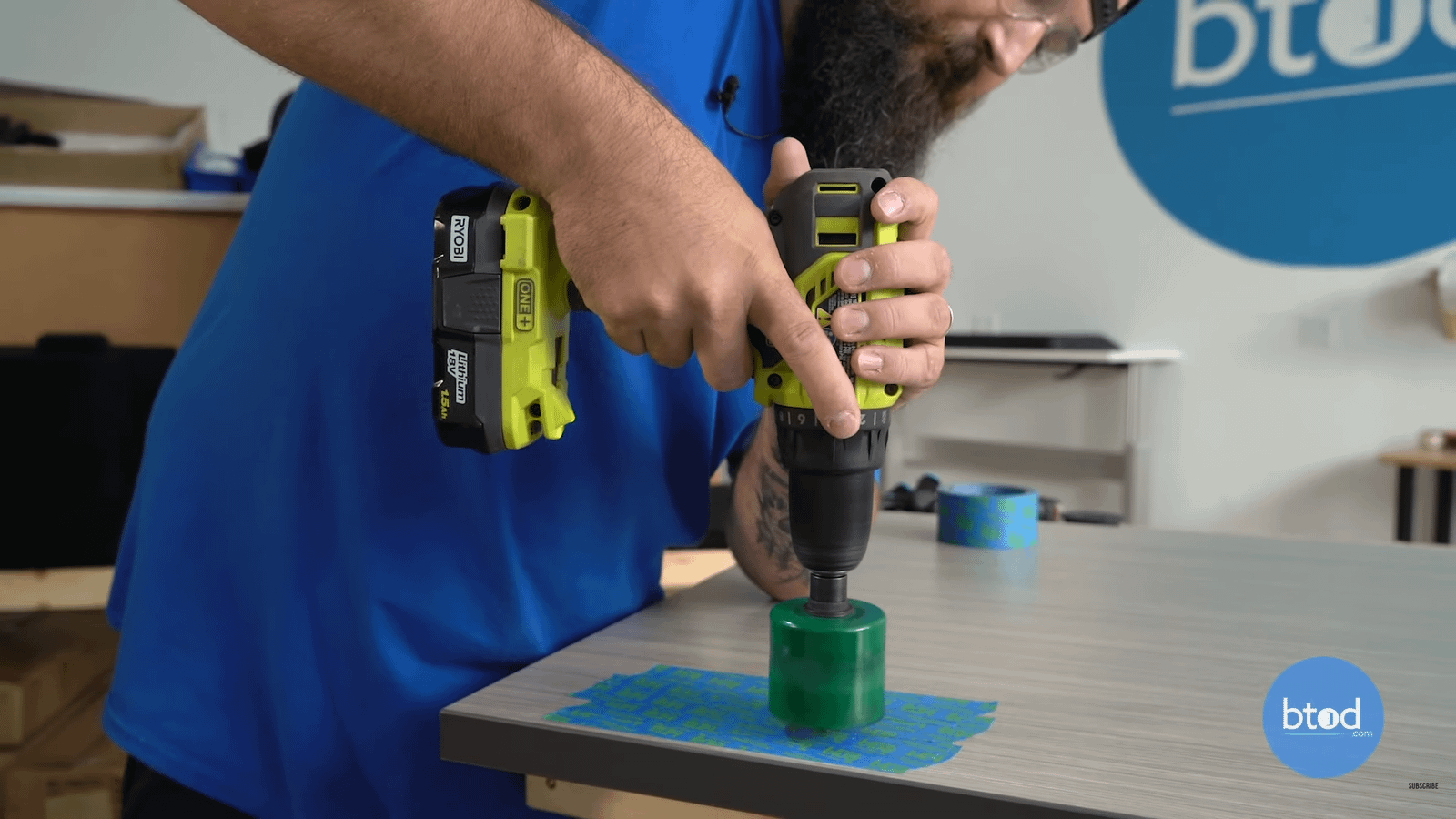 Drill a Hole in Your Desk